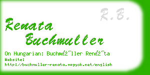 renata buchmuller business card